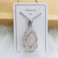 Collier en cristal - avec cadeau (en cristal)🎁