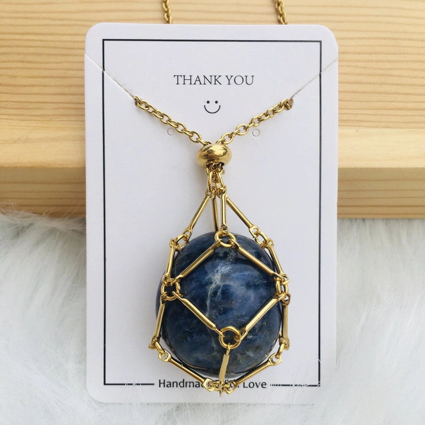 Collier en cristal - avec cadeau (en cristal)🎁