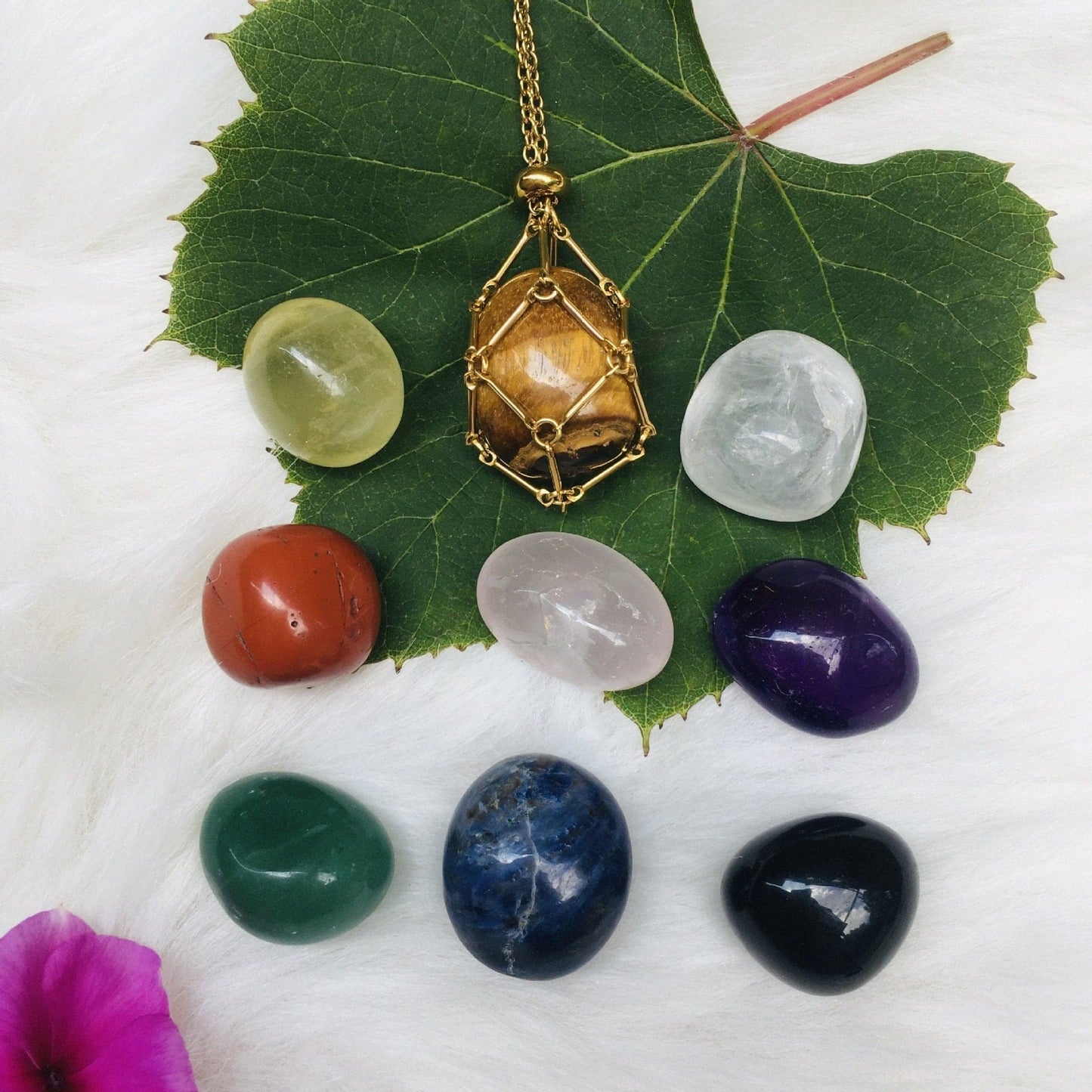 Collier en cristal - avec cadeau (en cristal)🎁