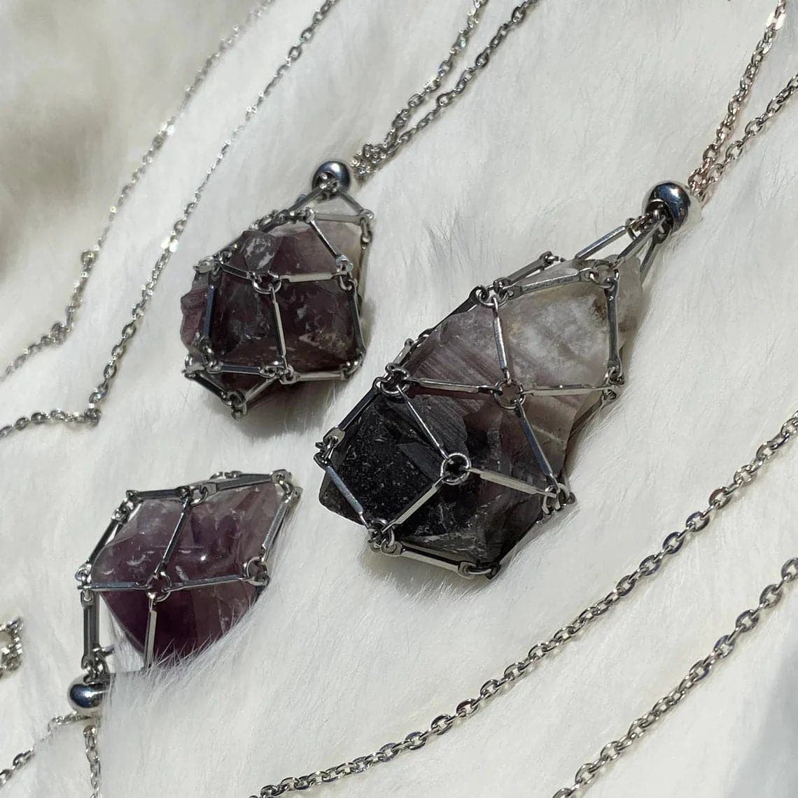 Collier en cristal - avec cadeau (en cristal)🎁