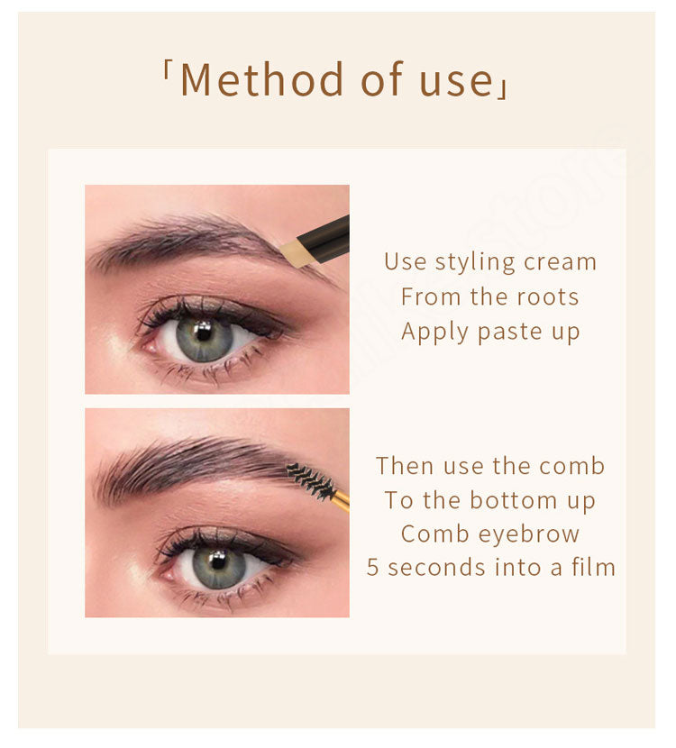 Crème de modelage stéréoscopique des sourcils-5