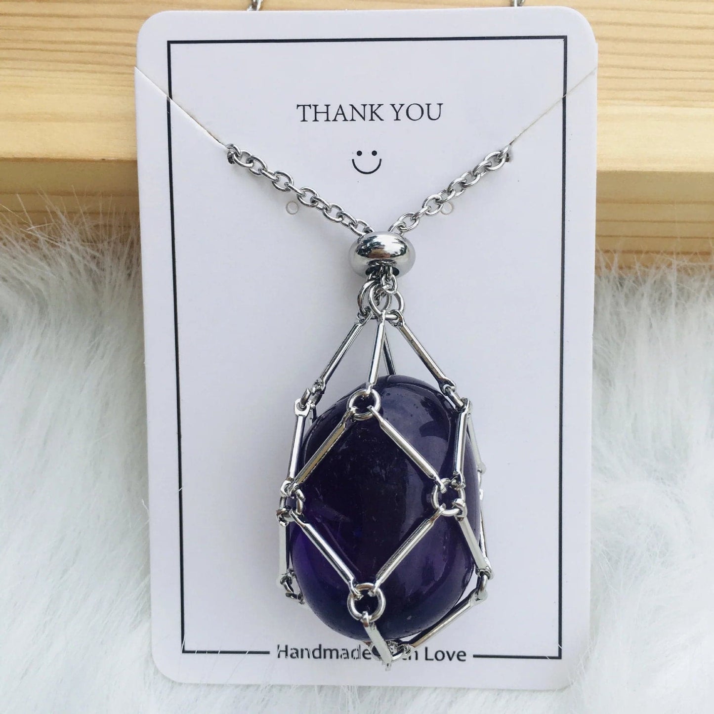 Collier en cristal - avec cadeau (en cristal)🎁