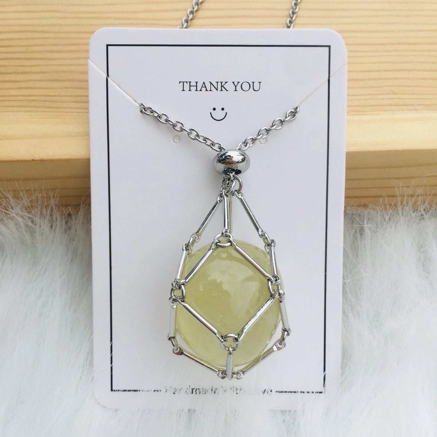 Collier en cristal - avec cadeau (en cristal)🎁
