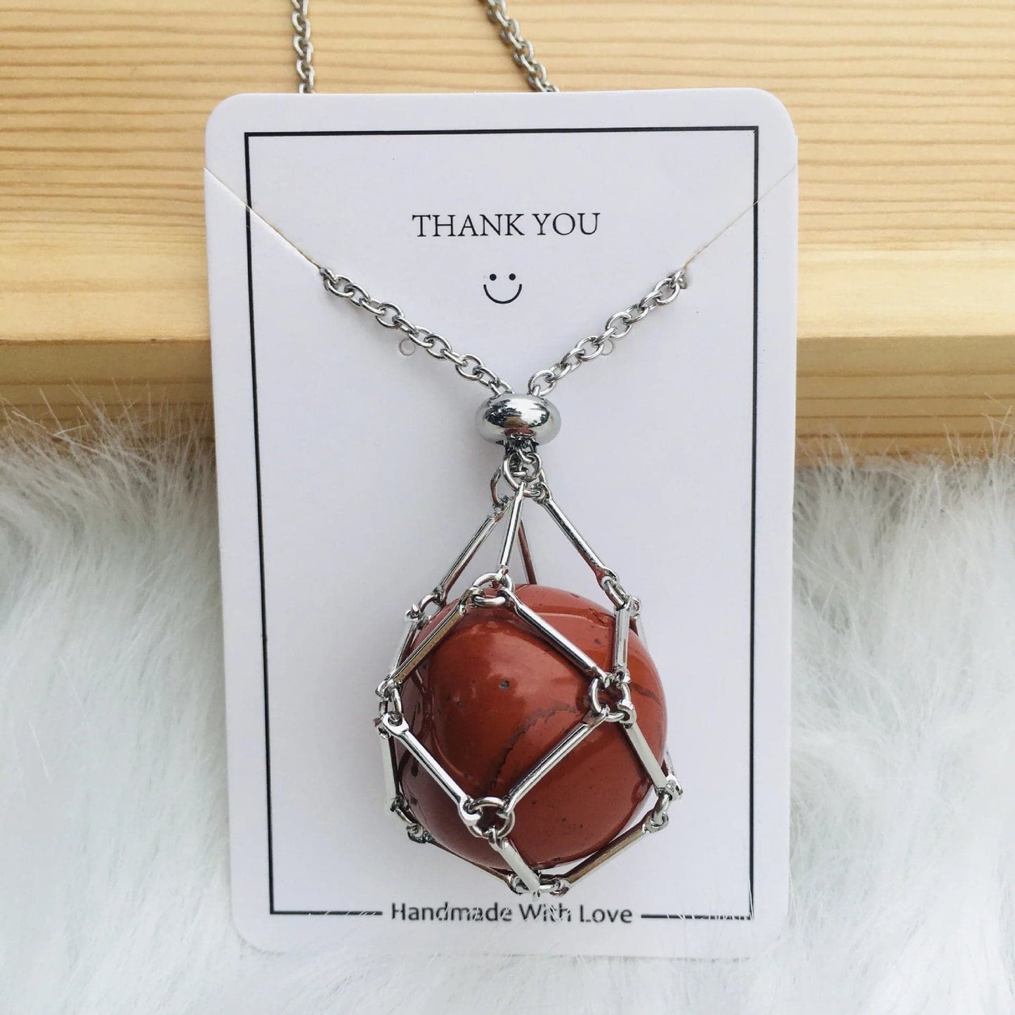 Collier en cristal - avec cadeau (en cristal)🎁