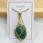 Collier en cristal - avec cadeau (en cristal)🎁
