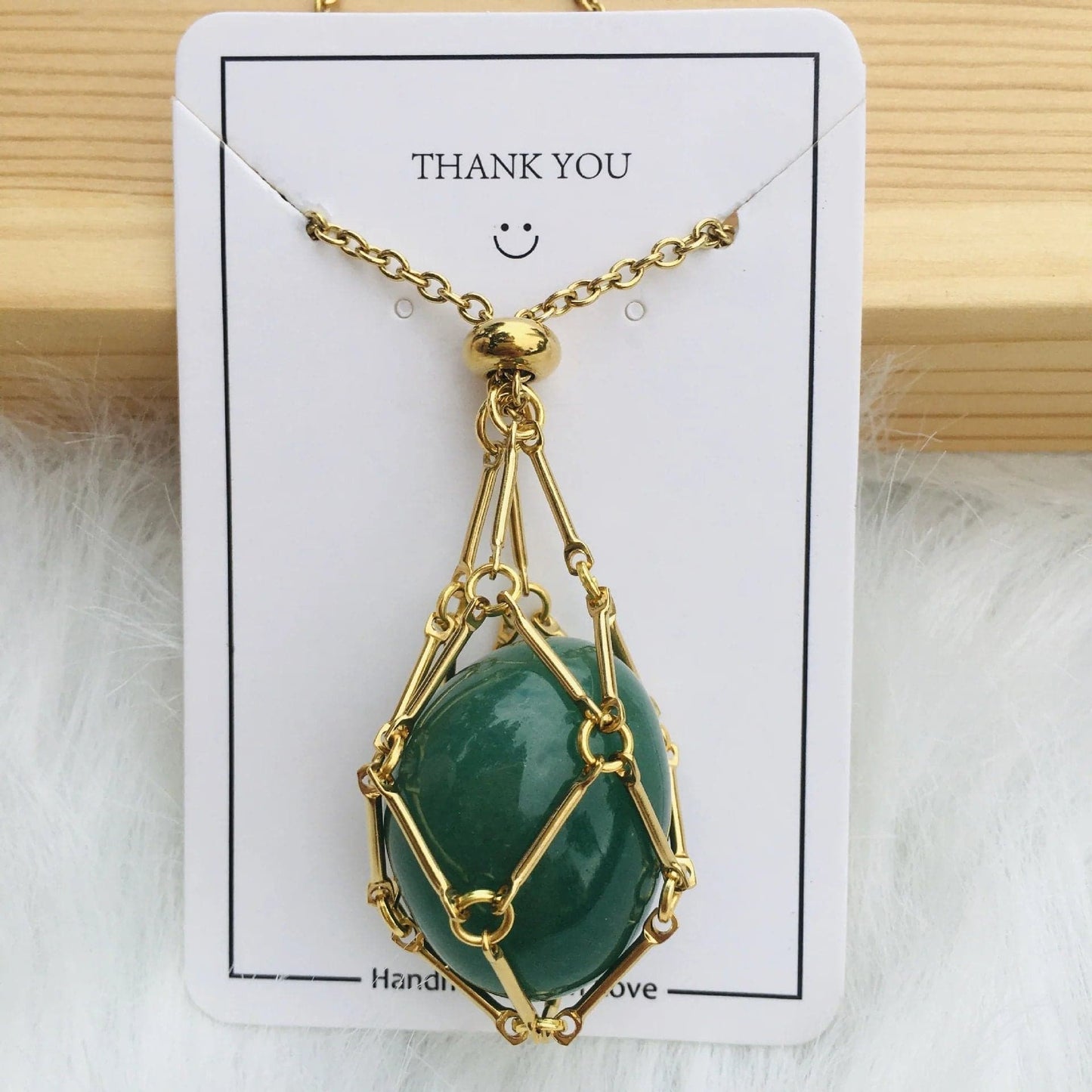 Collier en cristal - avec cadeau (en cristal)🎁