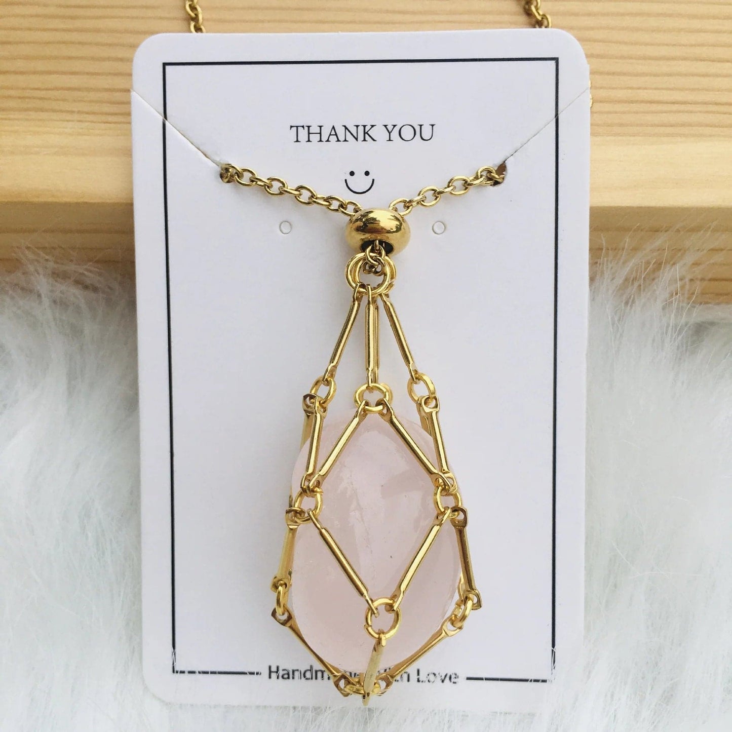 Collier en cristal - avec cadeau (en cristal)🎁