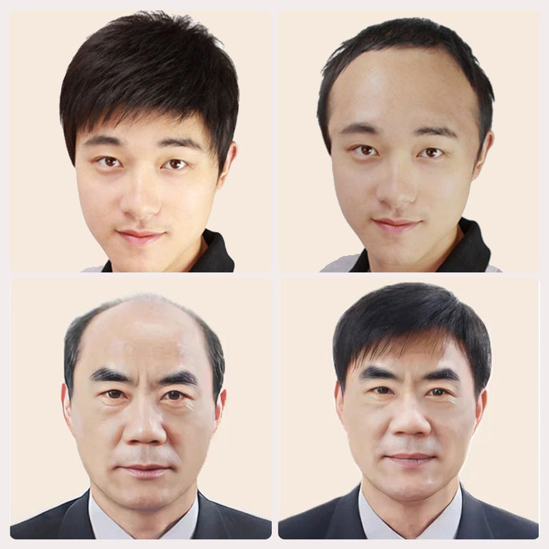 [Cadeau réfléchi] Wig en filet d'étirement des hommes