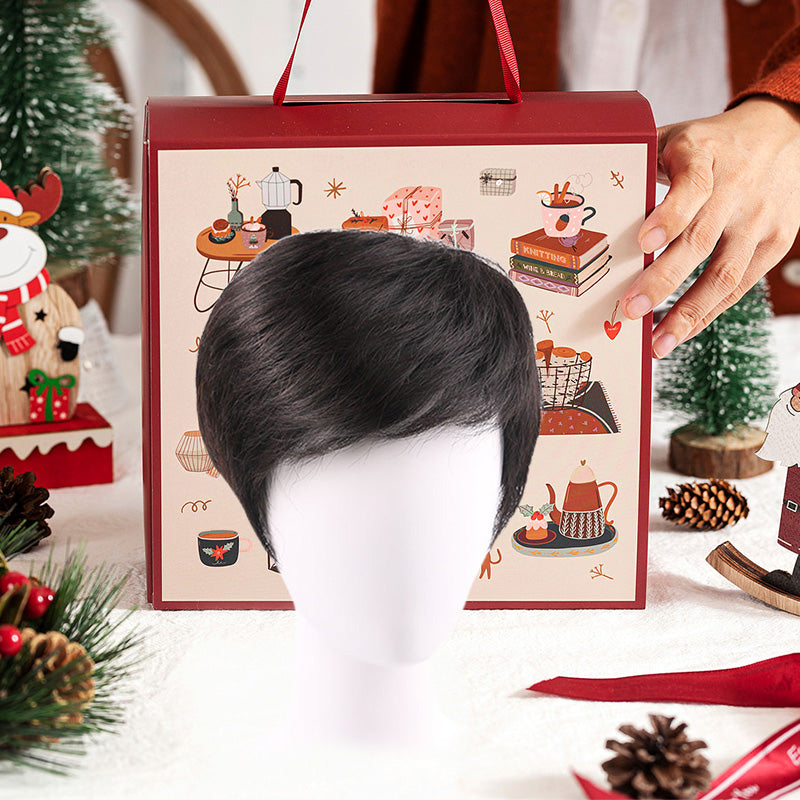 [Cadeau réfléchi] Wig en filet d'étirement des hommes