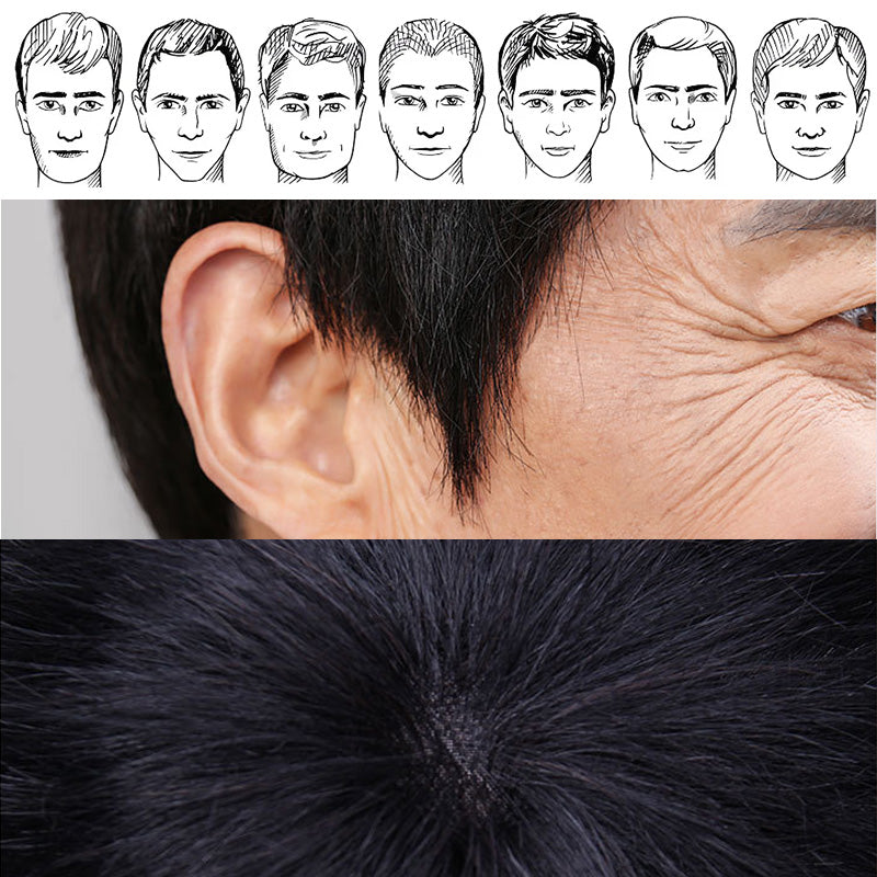 [Cadeau réfléchi] Wig en filet d'étirement des hommes