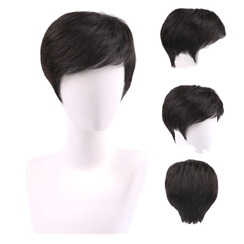 [Cadeau réfléchi] Wig en filet d'étirement des hommes